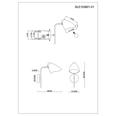 картинка Бра Satta SLE103601-01 от магазина BTSvet