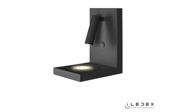 картинка Бра светодиодное с выключателем iCharge 1831A BK от магазина BTSvet