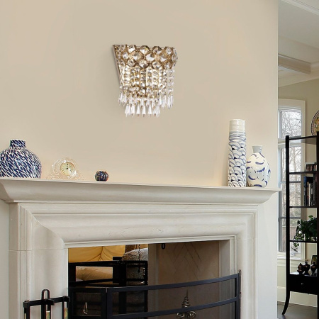 картинка Настенный светильник хрусталь Asti E 2.10.100 G от магазина BTSvet