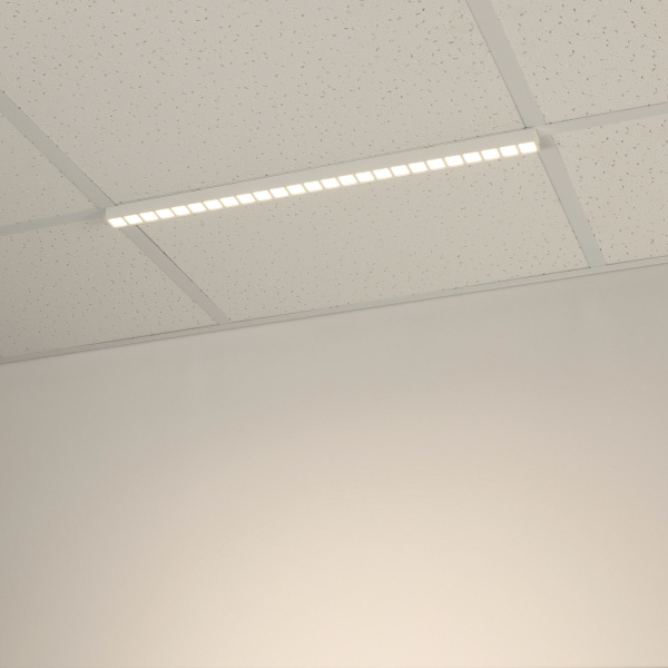 картинка Потолочный светильник LED прямоугольный SNAP-STARLINE-LASER-S600-13W Warm3000 (WH-WH, 80 deg, 48V) (Arlight, IP40 Металл, 3 года) 031571 от магазина BTSvet