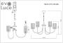картинка Подвесная люстра Evoluce Tilda SLE1127-103-08 от магазина BTSvet