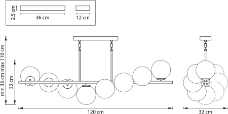 картинка Подвесной светильник Croco 815187 от магазина BTSvet