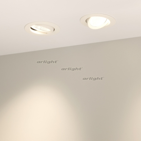картинка Светильник встраиваемый LED LTD-POLAR-TURN-R105-10W Warm3000 (WH, 36 deg, 230V) (Arlight, IP20 Пластик, 3 года) 032867 от магазина BTSvet