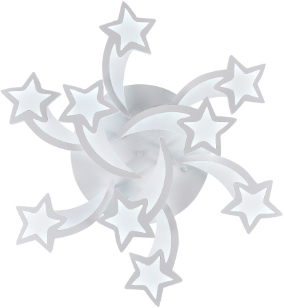 картинка Потолочная люстра светодиодная с управлением смартфоном и пультом регулировкой цветовой температурой и яркости ночным режимом и таймером LED LAMPS 81225 от магазина BTSvet