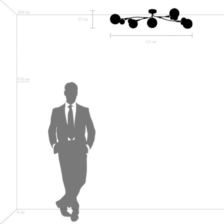 картинка Потолочная люстра Lightstar Croco 815557 от магазина BTSvet