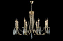 картинка Подвесная люстра VICTORIA SP8 GOLD/AMBER от магазина BTSvet