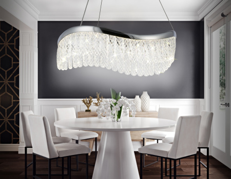 картинка Подвесной светодиодный светильник с хрусталем Traditional TR49712 от магазина BTSvet