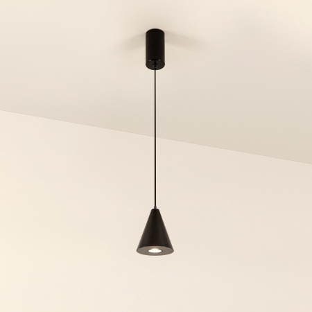 картинка Подвесной светильник LED SP-ELEMENTA-CONE-R83-9W Warm3000 (BK, 39 deg, 230V) (Arlight, IP40 Металл, 3 года) 032771 от магазина BTSvet