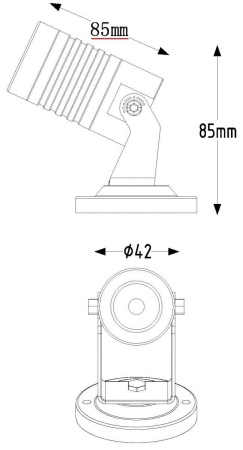 картинка Прожектор уличный Mini 131006 от магазина BTSvet