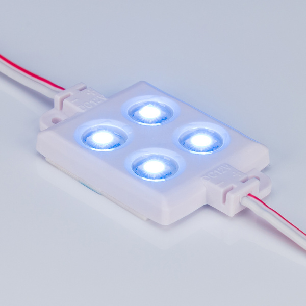 картинка Модуль герметичный ARL-LM5050-4L-12V Blue (Arlight, Пластик) 020254 от магазина BTSvet