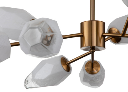 картинка Люстра потолочная на штанге Boccio V000004 (13003/9C Brass) от магазина BTSvet