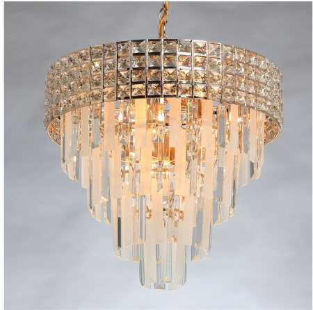 картинка Подвесная люстра хрустальная Бриз 111014008 от магазина BTSvet