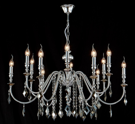 картинка Подвесная люстра MERCEDES SP6+6 CHROME/SMOKE от магазина BTSvet