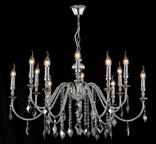 картинка Подвесная люстра MERCEDES SP6+6 CHROME/SMOKE от магазина BTSvet