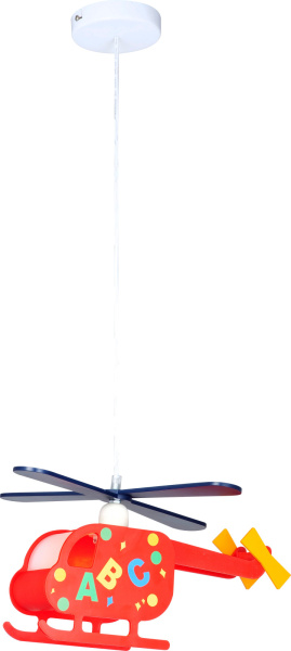 Детский подвесной светильник вертолет для мальчиков Kita 15722