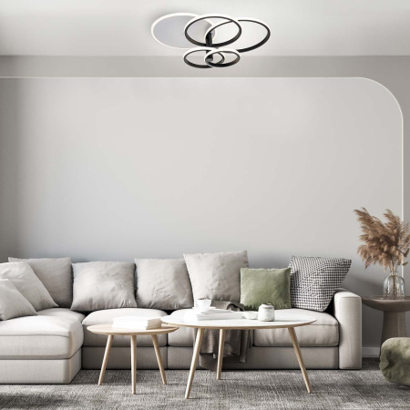 картинка Потолочный светильник светодиодный с пультом Escada CONTOUR 10213/4LED BL White от магазина BTSvet