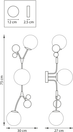 картинка Бра Lightstar Croco 815537 от магазина BTSvet