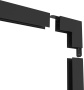 картинка Угловое соединение стена-потолок накладной Smart, черный TR2108-BK от магазина BTSvet