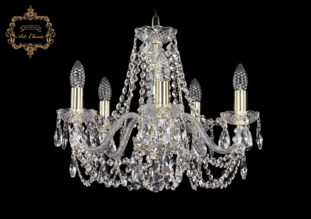 Хрустальная подвесная люстра 11.11.5.165.Gd.Sp