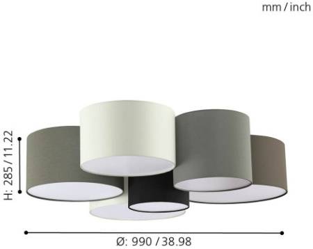 картинка Потолочная люстра Pastore 97838 от магазина BTSvet