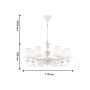 картинка Подвесная люстра Malta 1730-7P от магазина BTSvet