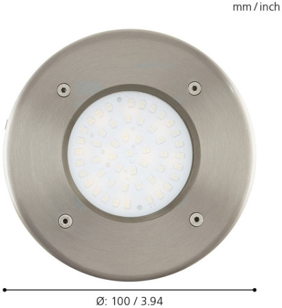 картинка Встраиваемый светодиодный светильник уличный Lamedo 93482 от магазина BTSvet