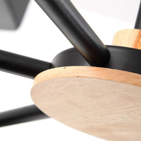 картинка Потолочная люстра светодиодная GEOMETRIC CH 6 черная от магазина BTSvet