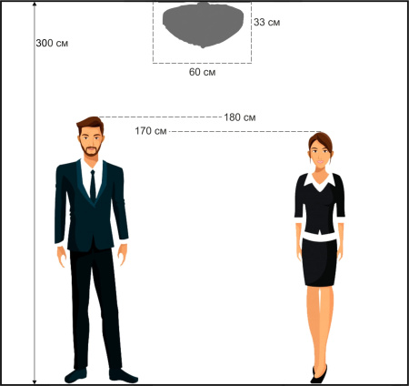 картинка Потолочная люстра Elba E 1.2.60.100 N от магазина BTSvet