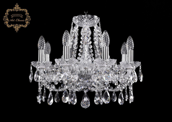 Хрустальная подвесная люстра 11.21.8.165.Cr.Sp