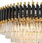 картинка Подвесная люстра хрустальная DARIAN 76017/12C GOLD BLACK от магазина BTSvet
