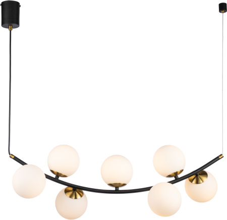 Люстра подвесная Nuvole V000087 (11002/7P Black)