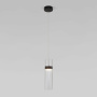 картинка Подвесной светильник Lumen 50244/1 LED черный/прозрачный от магазина BTSvet