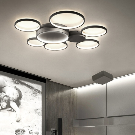 картинка Потолочная люстра светодиодная TWINE01 от магазина BTSvet