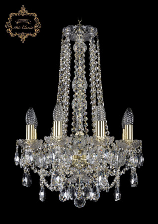Хрустальная подвесная люстра 11.25.8.141.h-62.Gd.Sp