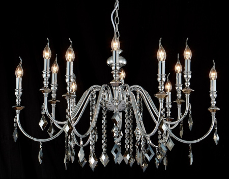 картинка Подвесная люстра MERCEDES SP6+6 CHROME/SMOKE от магазина BTSvet