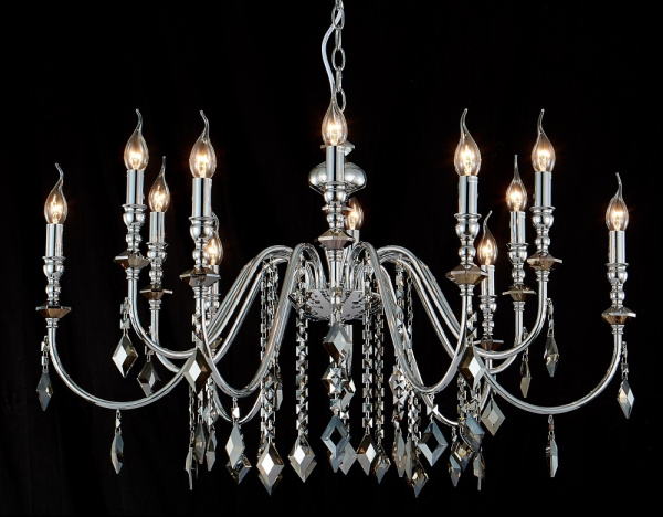 картинка Подвесная люстра MERCEDES SP6+6 CHROME/SMOKE от магазина BTSvet