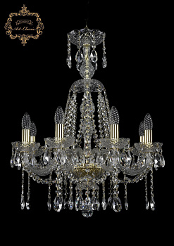 Хрустальная подвесная люстра 11.12.8.195.XL-68.Gd.Sp