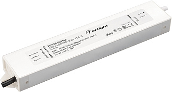 Блок питания ARPV-LG24060-SLIM-PFC-D (24V, 2.5A, 60W) (Arlight, IP67 Металл, 5 лет) 031720
