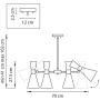 картинка Потолочная люстра Dumo 816061 от магазина BTSvet