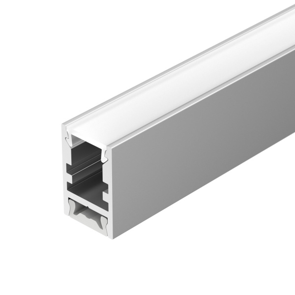 картинка Профиль с экраном ALU-SWISS-2000 ANOD+FROST (Arlight, Алюминий) 015388 от магазина BTSvet