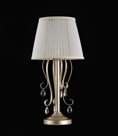картинка Интерьерная настольная лампа с хрусталем Simone FR2020-TL-01-BG от магазина BTSvet