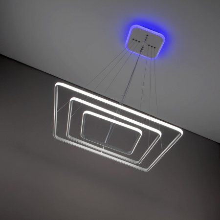 картинка Умная подвесная люстра Белая Неон Смарт CL731AK110E от магазина BTSvet