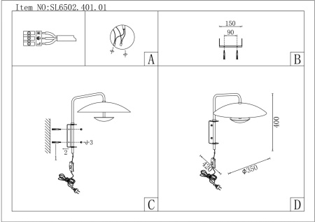 картинка Бра ST Luce Armonico SL6502.401.01 от магазина BTSvet