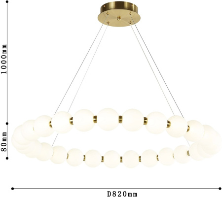 картинка Подвесная люстра Gubbare 4014-8P от магазина BTSvet