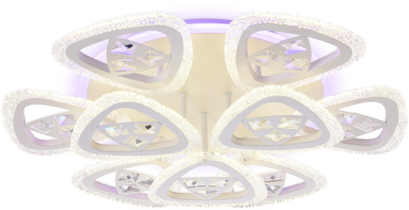 Потолочная люстра светодиодная с пультом регулировкой цветовой температуры и яркости ночным режимом Acrylica FA2921