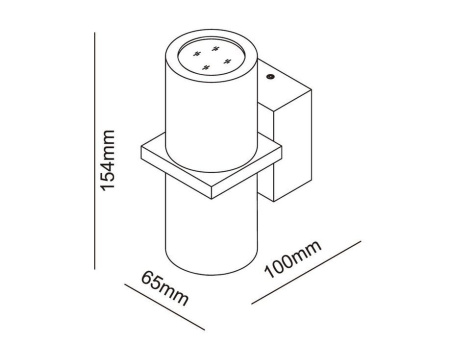 картинка Настенный светильник CLT 021W WH от магазина BTSvet