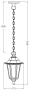 картинка Уличный светильник подвесной PETERSBURG PL 79805P Bl от магазина BTSvet