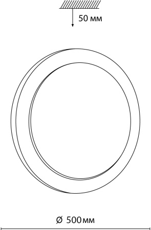 картинка Настенно-потолочный светильник Kafa 7606/EL от магазина BTSvet