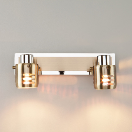 картинка Спот 23463/2 хром/античная бронза от магазина BTSvet