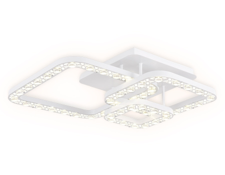 Потолочная люстра светодиодная с пультом регулировкой цветовой температуры и яркости с ночным режимом ACRYLICA FA162